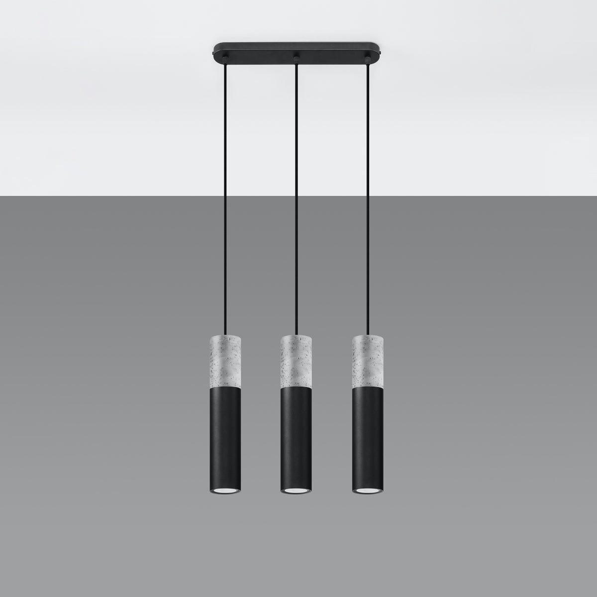 BORGIO 3L hanglamp zwart