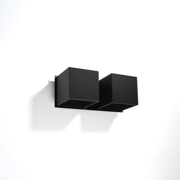 Wall light QUAD 2 black