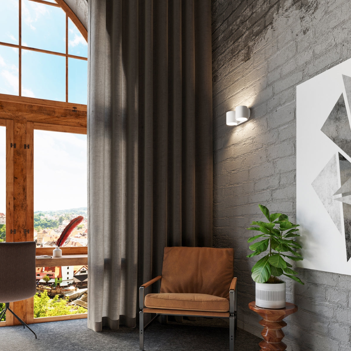 Wall light ORBIS 2 white