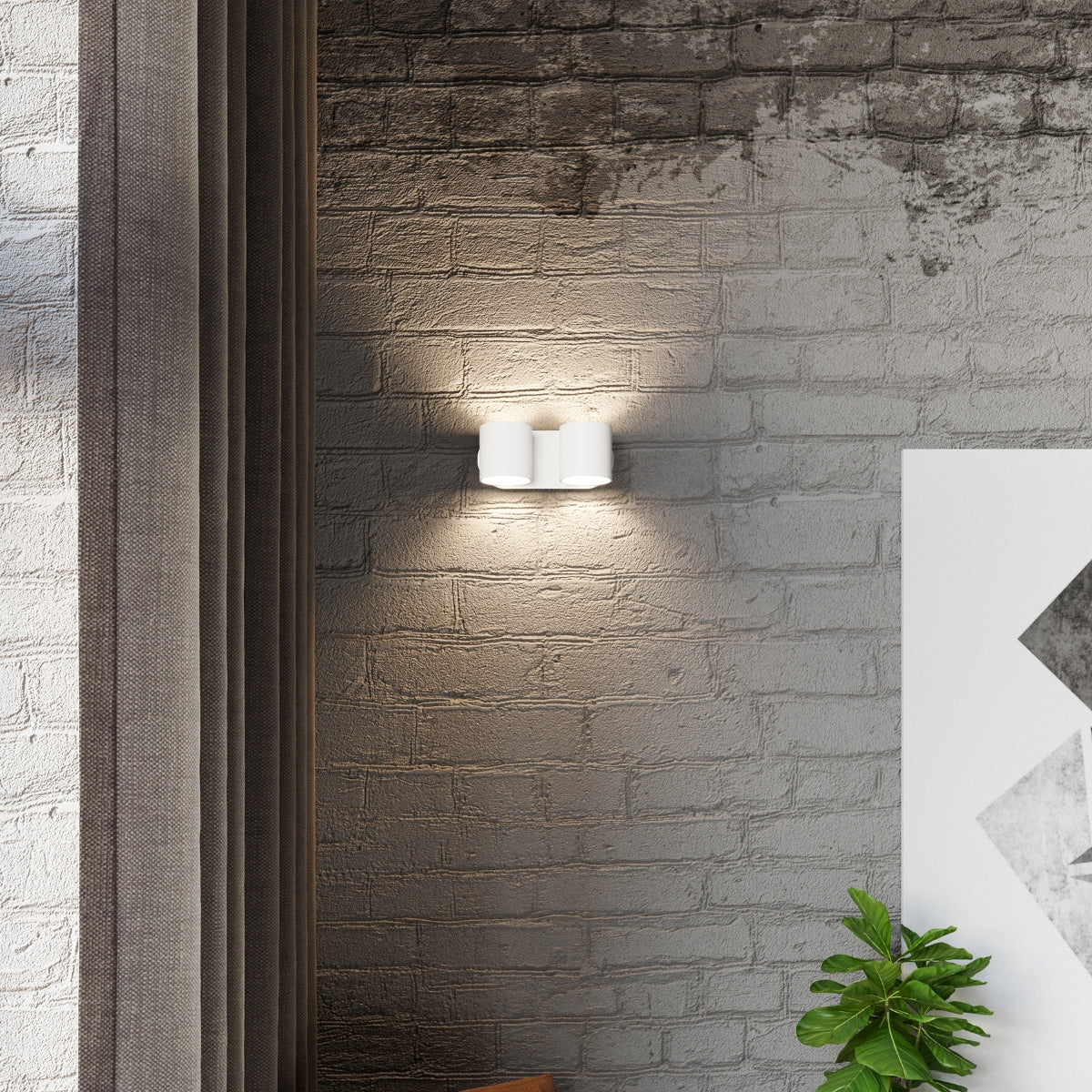 Wall light ORBIS 2 white