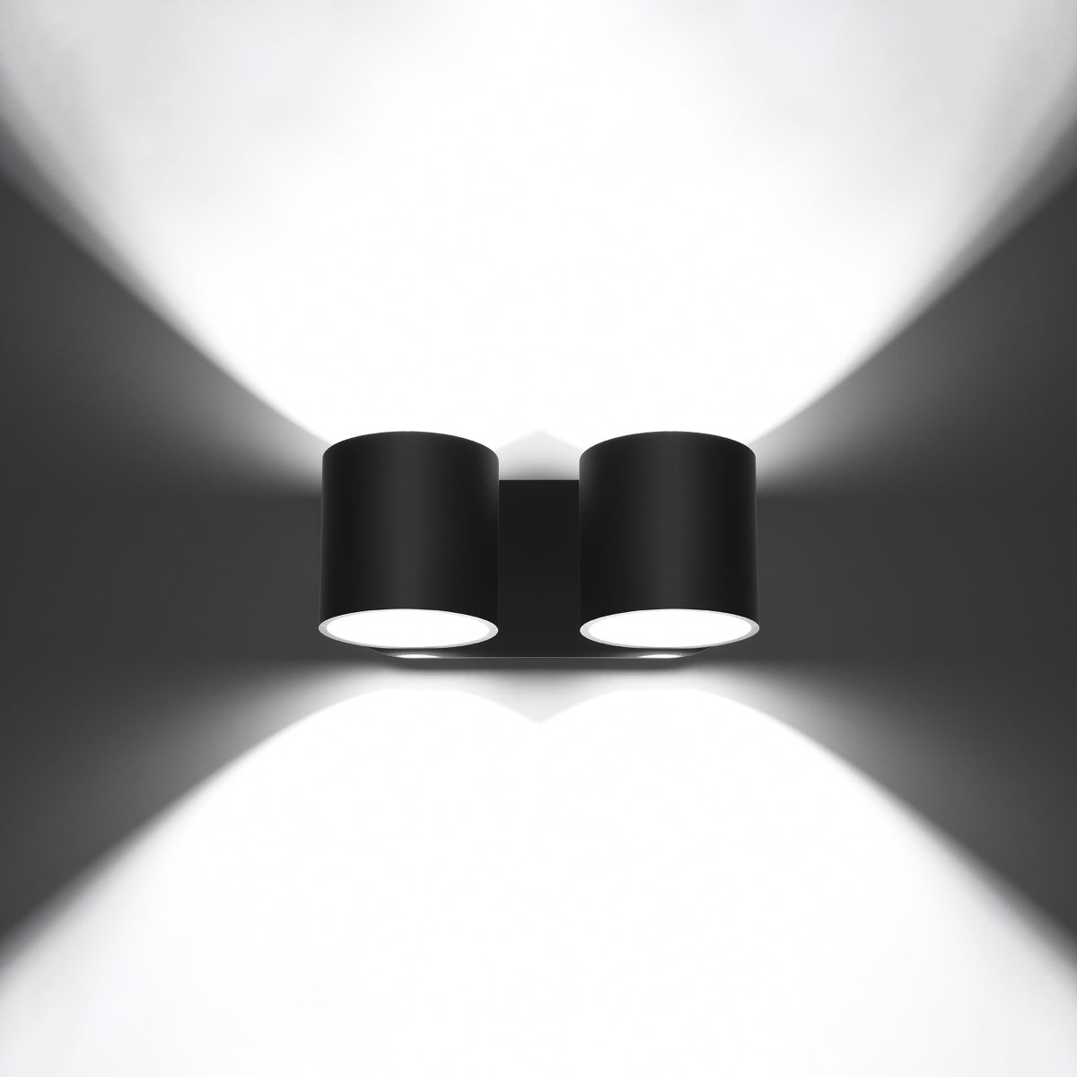Wandleuchte ORBIS 2 schwarz