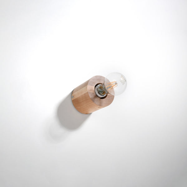 Wall light SALGADO natural wood