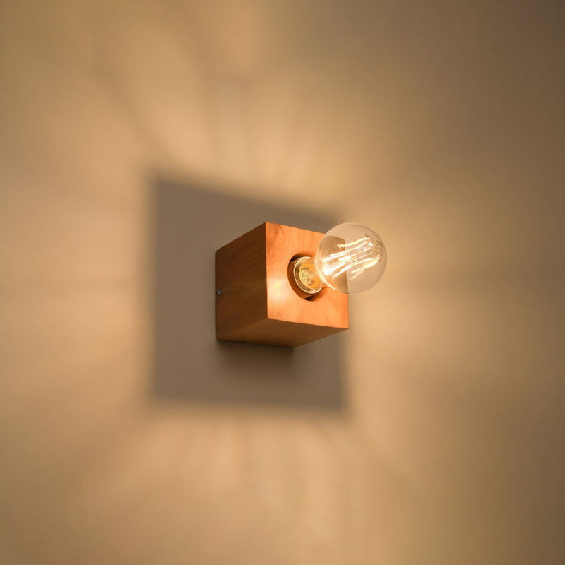 Wall light ARIZ natural wood