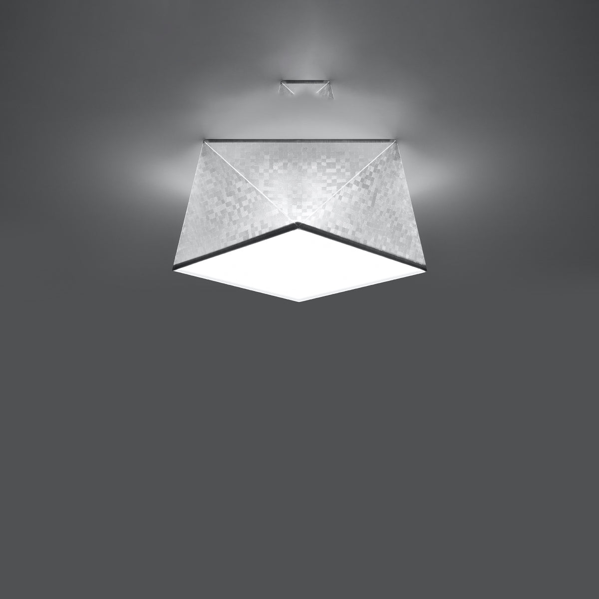 Plafondlamp HEXA 25 zilver