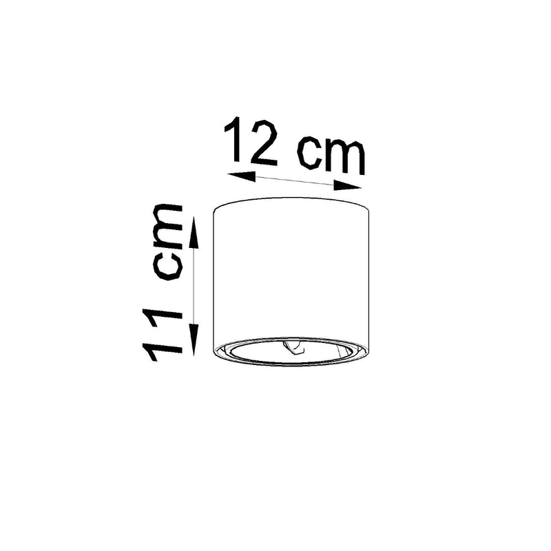 TIUBE gray ceiling light