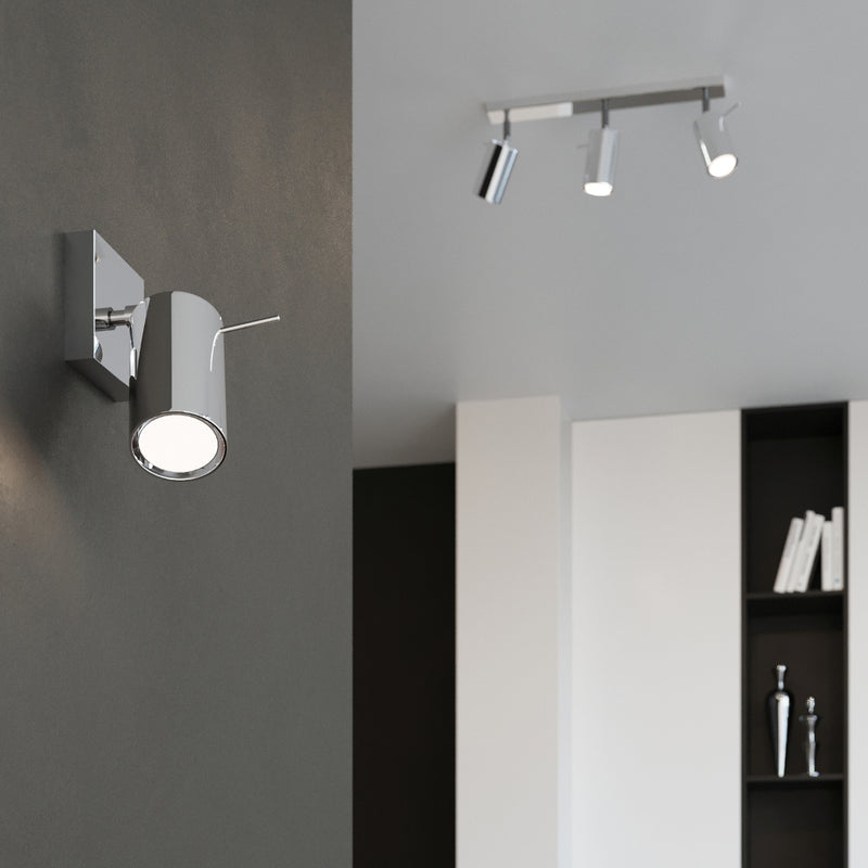 Wandlamp RING chroom