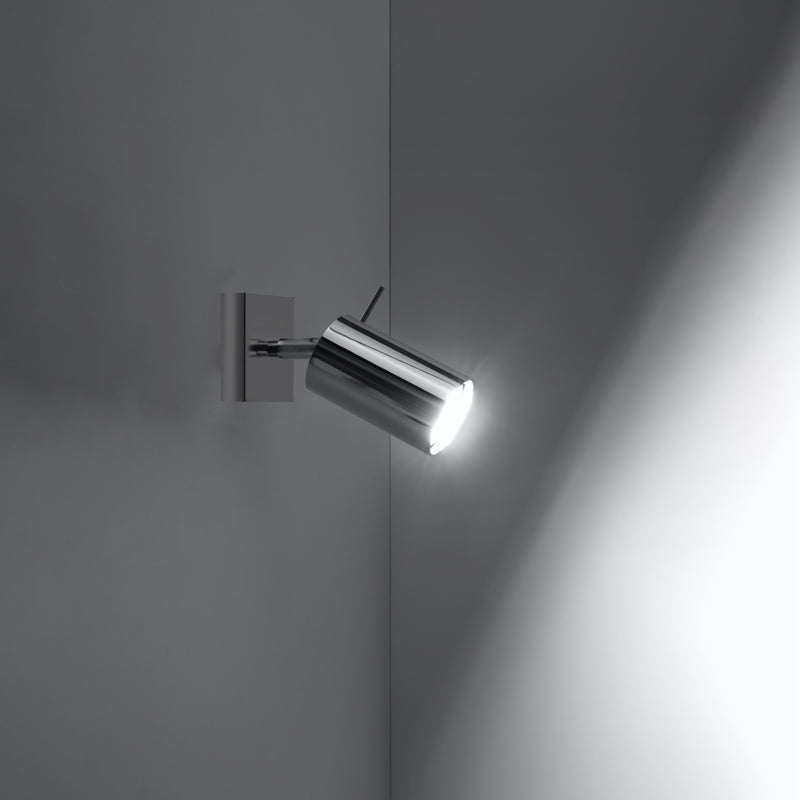 Wandlamp RING chroom