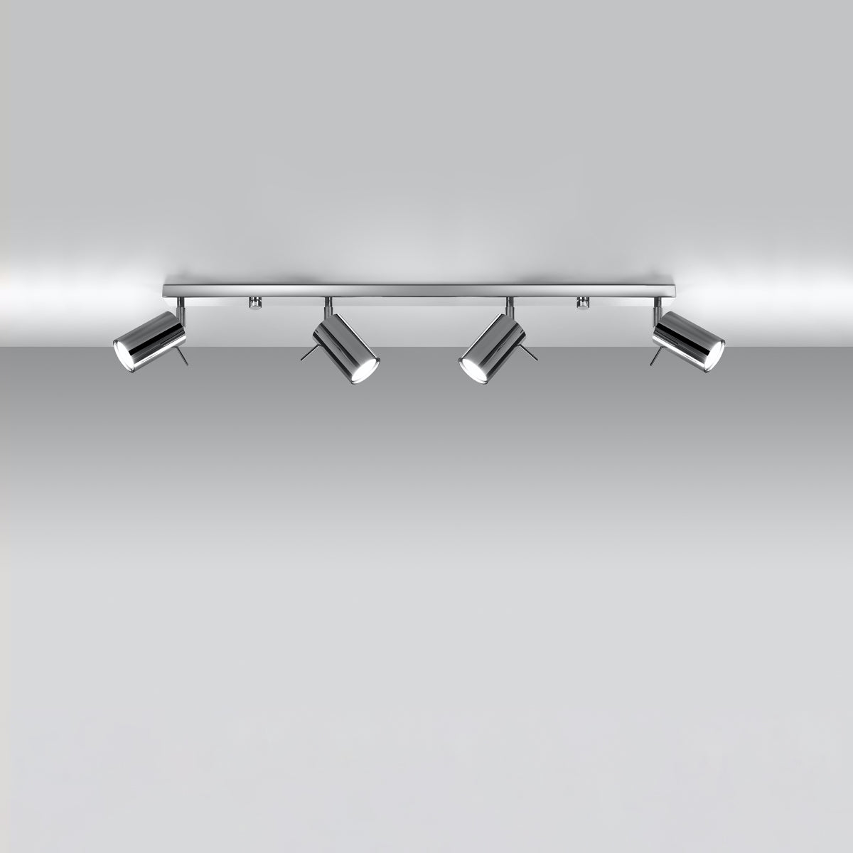 Ceiling light RING 4L chrome