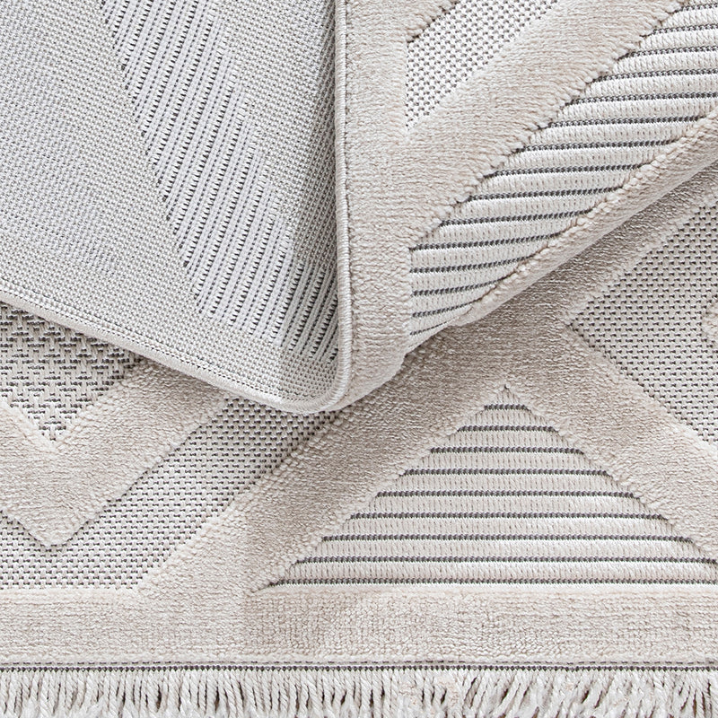 Sehrazat Teppichserie Oslo 9800 beige - Moderne Kurzflor Kollektion 2023/2024 in verschiedenen Größen