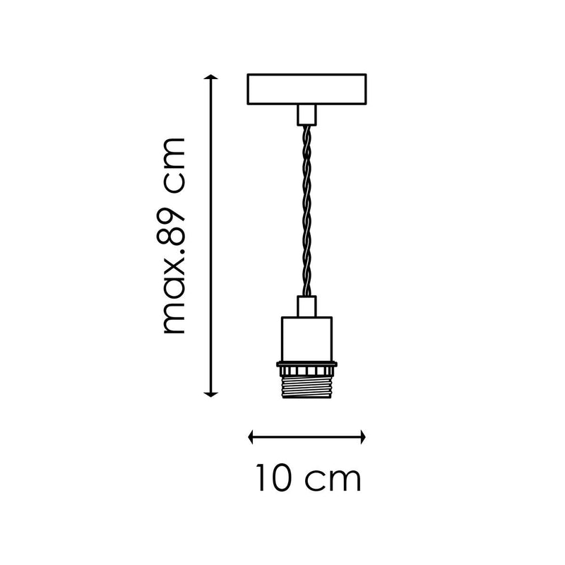 Home Sweet Home hanglamp Armis 10/10/89cm - groen