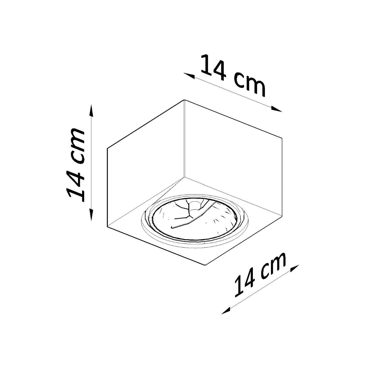 Keramische wandlamp SEIDA