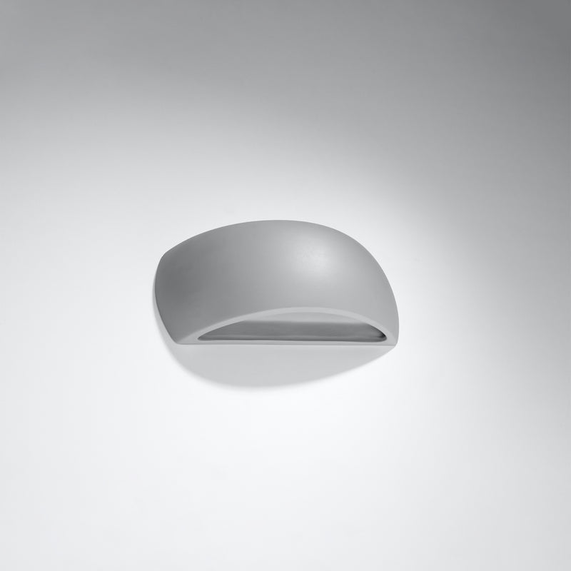 Wall light ceramic PONTIUS gray