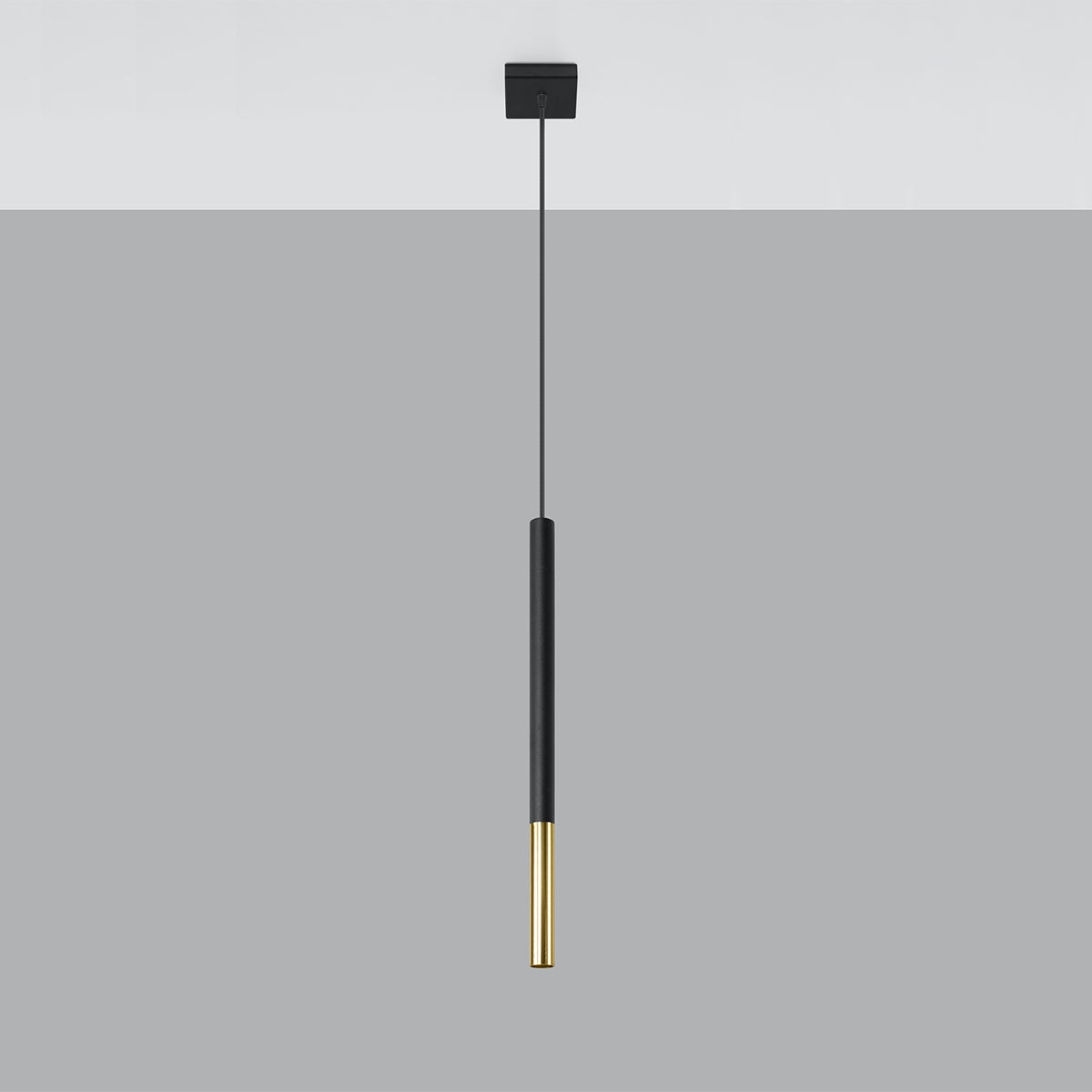 Hängeleuchte MOZAICA 1 schwarz/gold