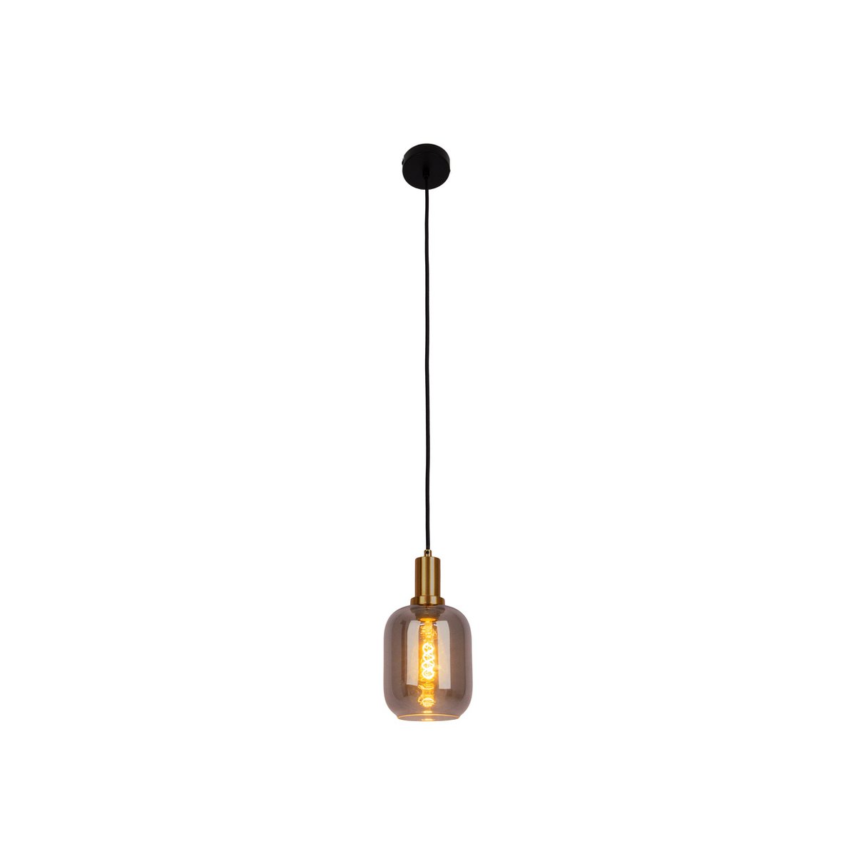 1er Pendelleuchte "FUMO", Pendellampe aus Metall