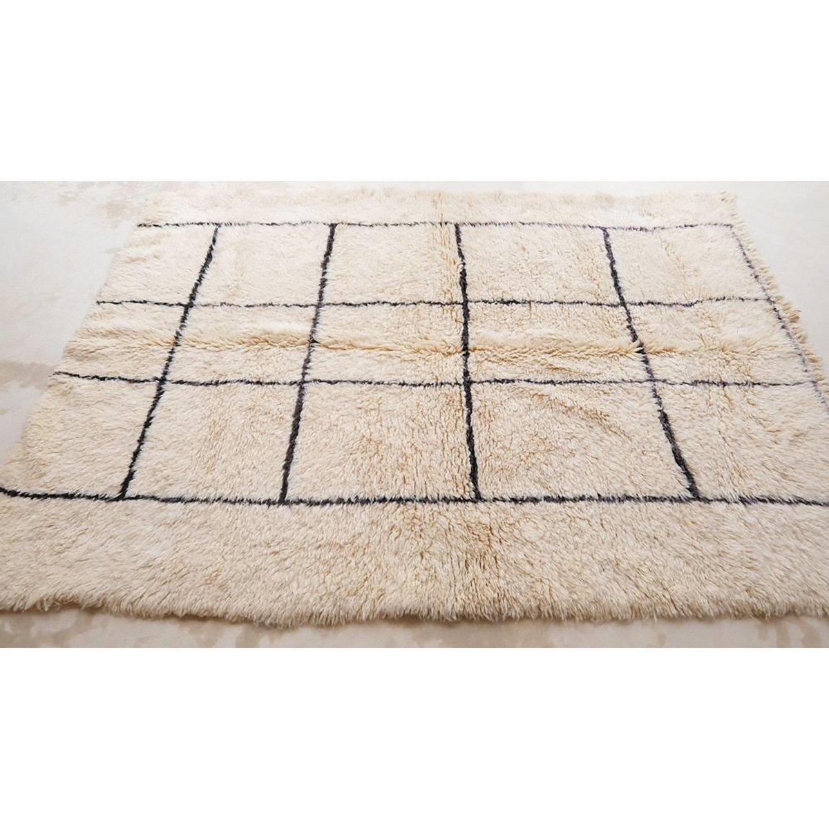 Marokkaner Berber Teppich reiner Wolle 174 x 254 cm