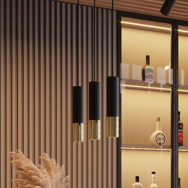 Wandleuchte LOOPEZ schwarz/gold