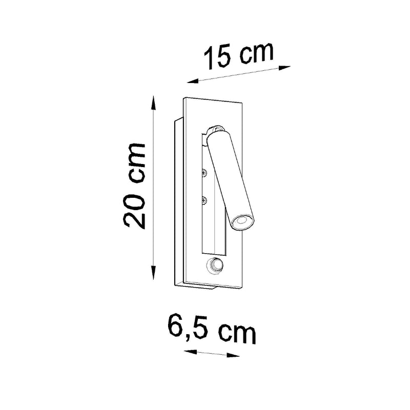 Wall light ENIF black