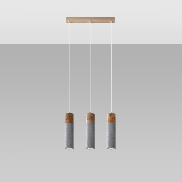 ZANE 3 hanging light grey