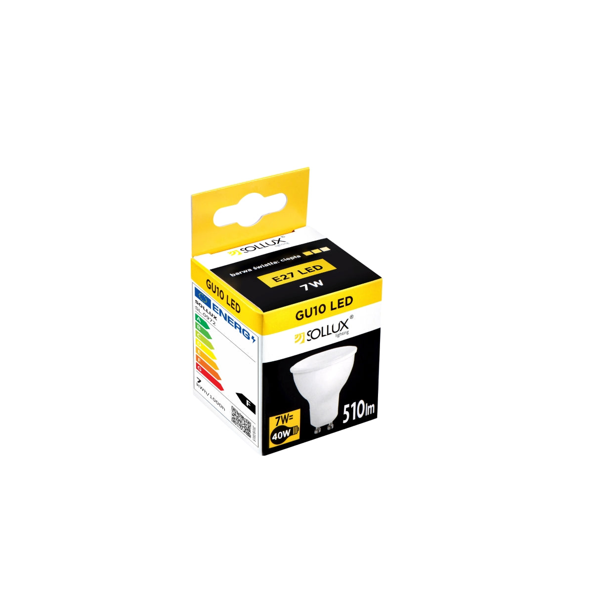 LED-lamp GU10 3000K 7W 510lm
