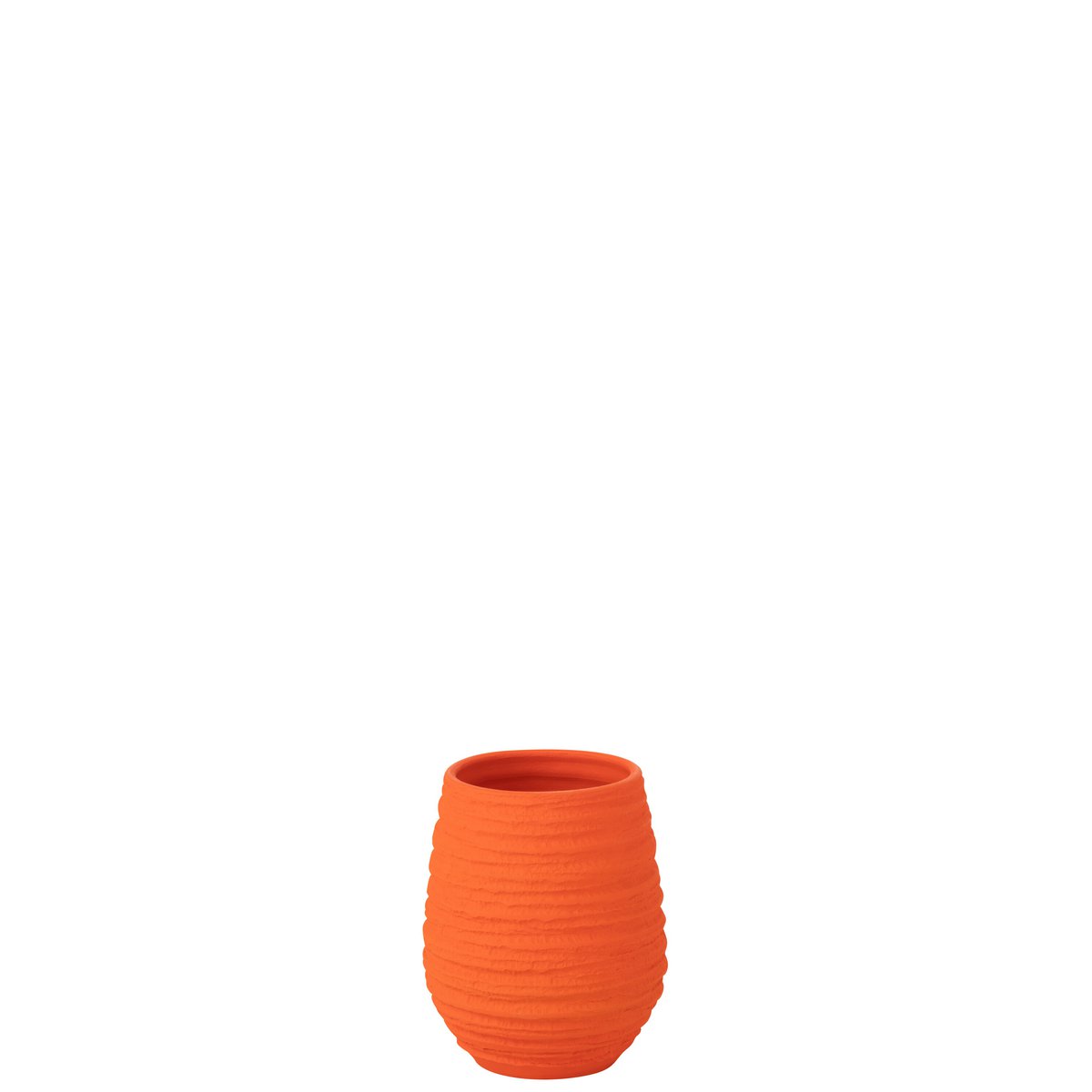 J-Line Vase Fiesta Ceramic Orange Small