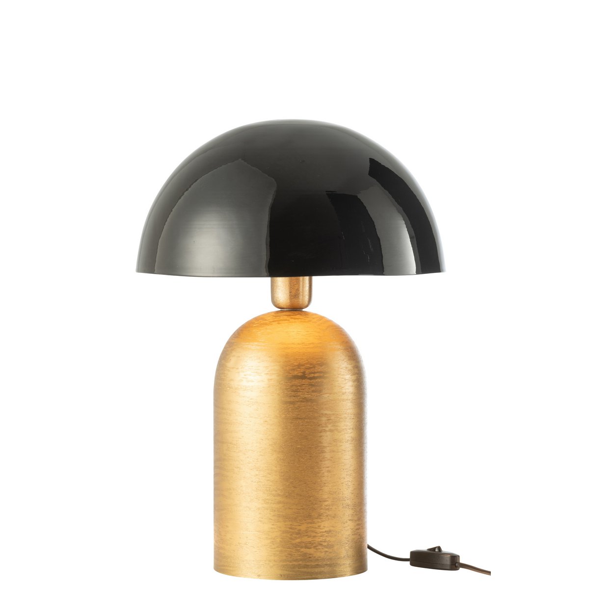 Mush tafellamp – metaal goud zwart, 49 cm