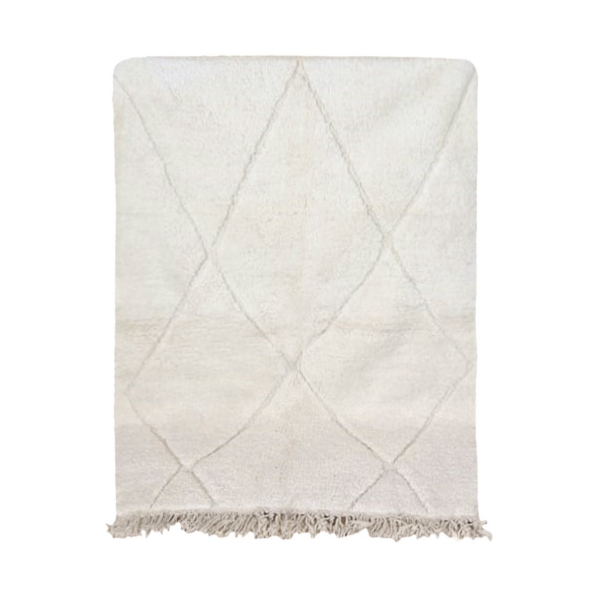 Berberteppich Beni Ouarain reine Wolle 105 x 205 cm