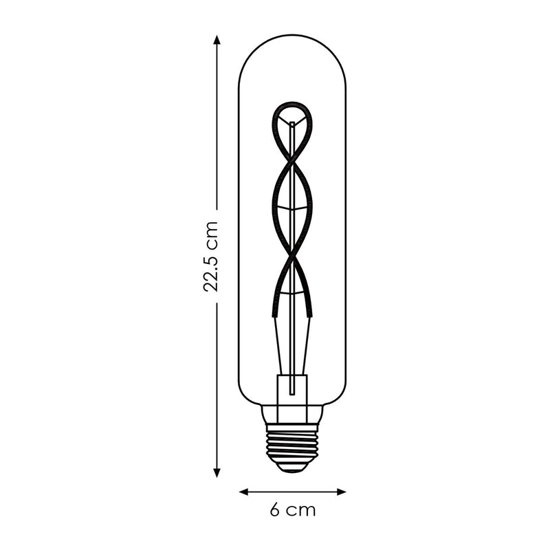 Home Sweet Home dimmable LED tube spiral E27 4W 100Lm 1800K tower