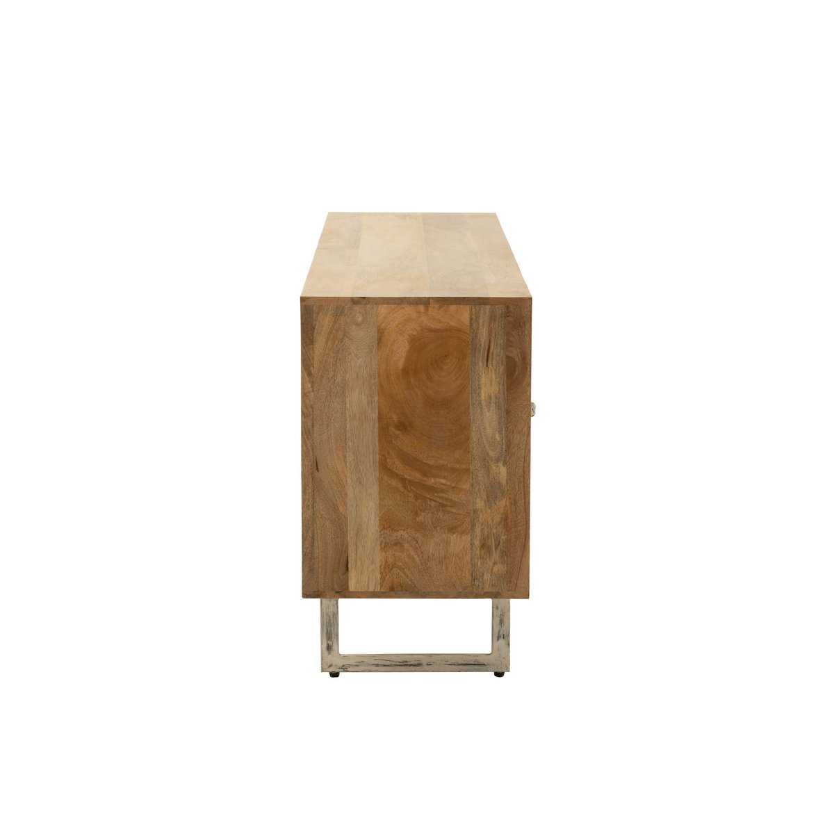 Rattan mango wood chest of drawers natural