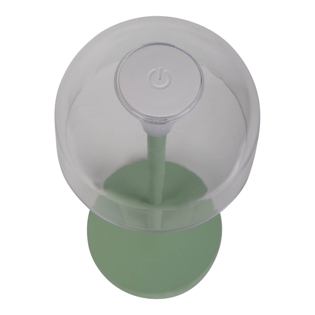 2-er Set LED-Akku-Tischleuchte "GOMBA" für Außen und Innen, aus Metall und Kunststoff in Mint , 18,5 cm hoch