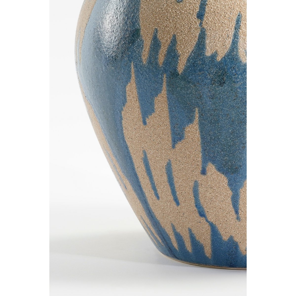 Caldo Vase – L28 x B28 x H36 cm – Keramik – Dunkelblau