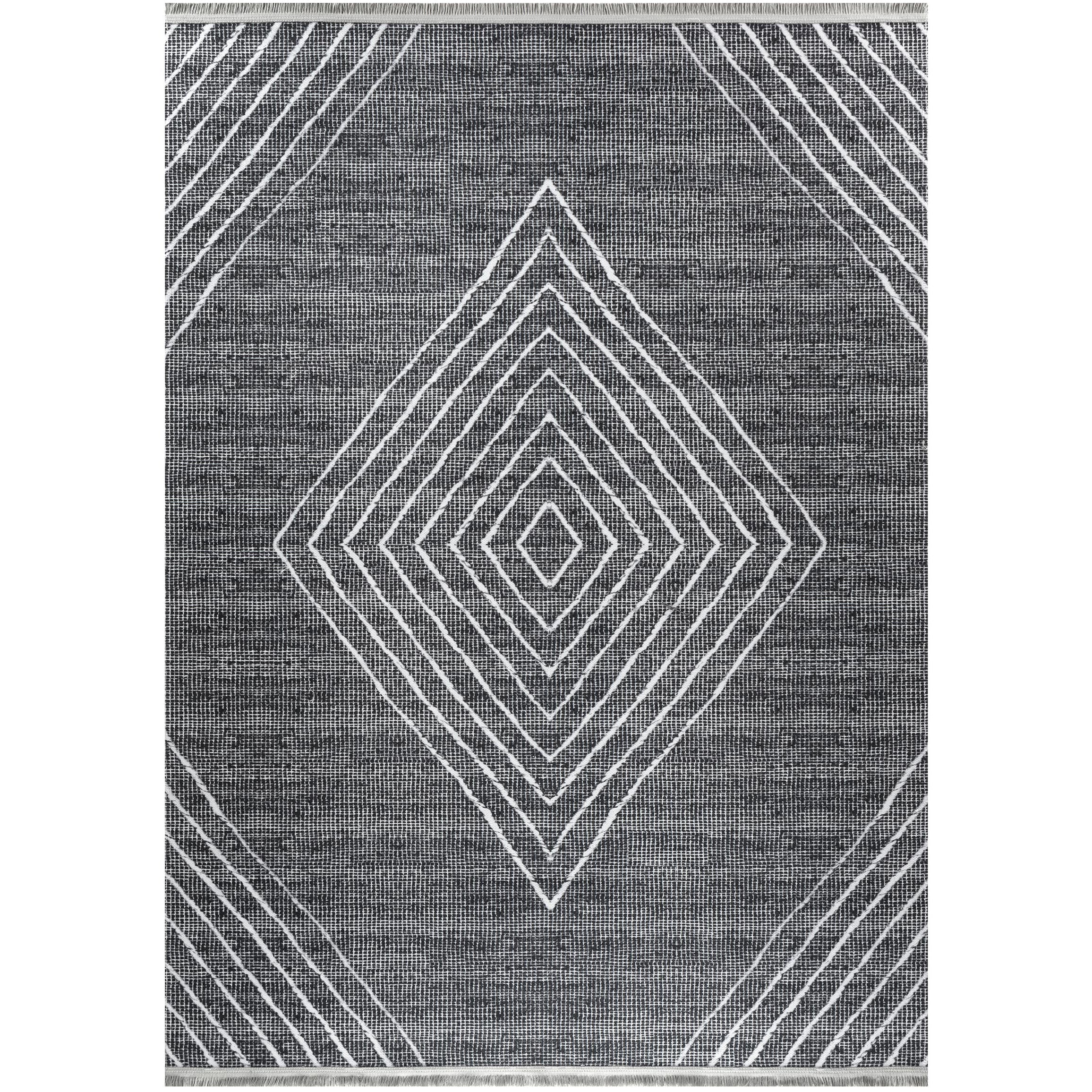 Sehrazat EFE COLLECTION - Modern en antibacterieel tapijt in Scandi-stijl serie Efe 1010 Antraciet