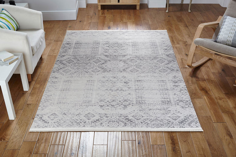 Sehrazat EFE COLLECTION - Modern en antibacterieel tapijt in Scandi-stijl serie Efe 1015 Grijs