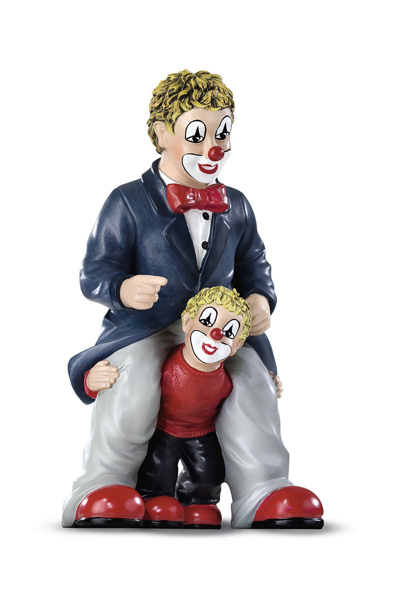 Clown package "Heartfelt greetings" – hand-painted collector's figure by Gilde handwerk