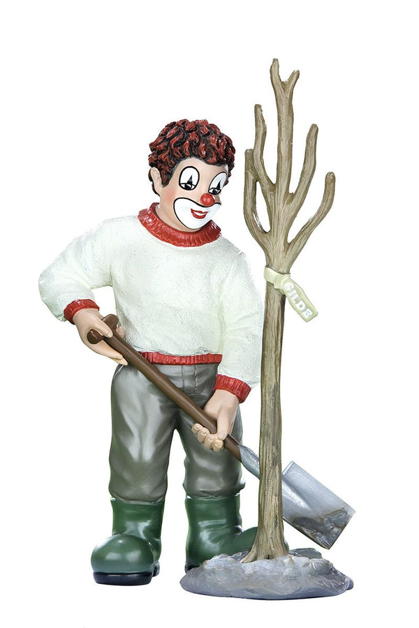 Handgefertigte Gilde Clown Figur 'Der Lebensbaum', Kunstharz, 15 cm