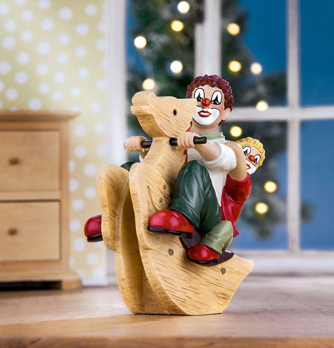 Clown package "Heartfelt greetings" – hand-painted collector's figure by Gilde handwerk