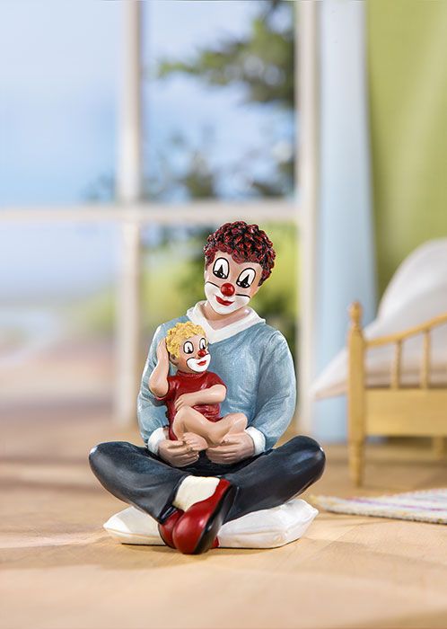 Clown package "Heartfelt greetings" – hand-painted collector's figure by Gilde handwerk