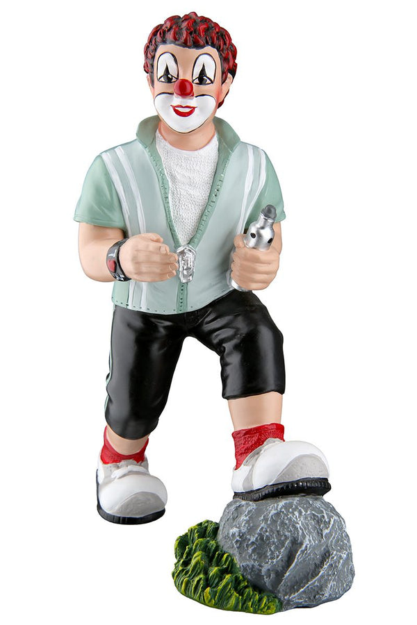 Clownfigur Bleib Fit Kunstharz Handbemalt 14,5 cm