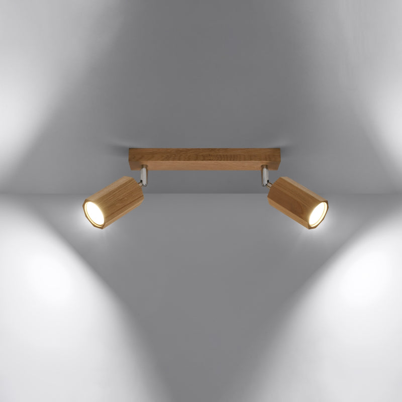 Ceiling light ZEKE 2 oak