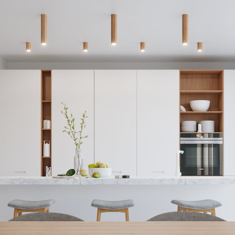 Ceiling light ZEKE 3 oak
