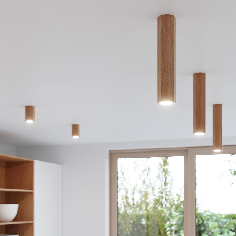 Ceiling light ZEKE 3 oak