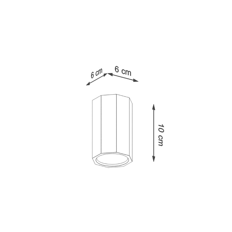 Ceiling light ZEKE 10 oak