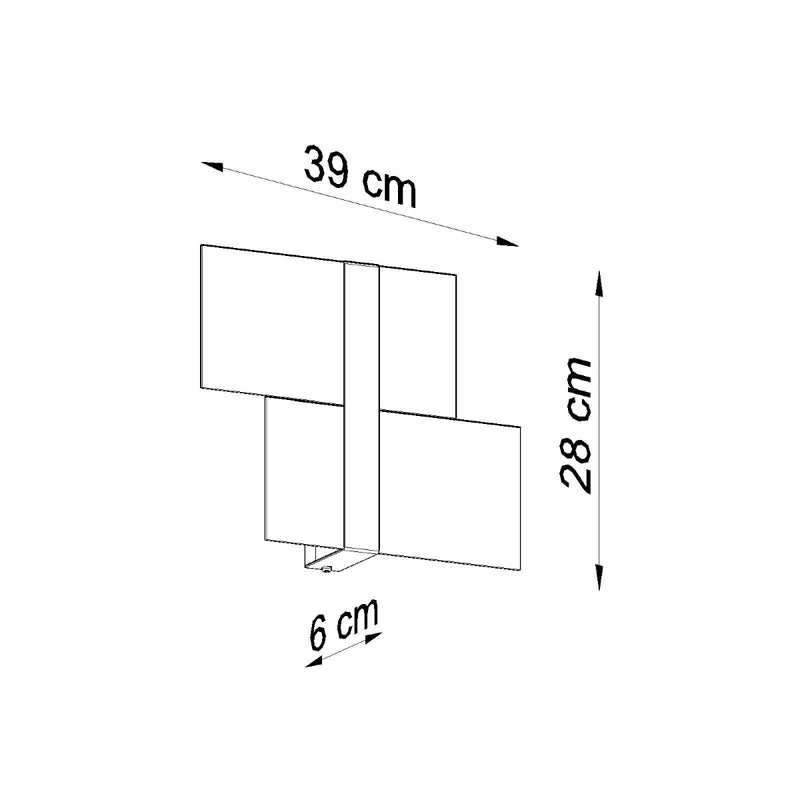 Wall light MASSIMO white