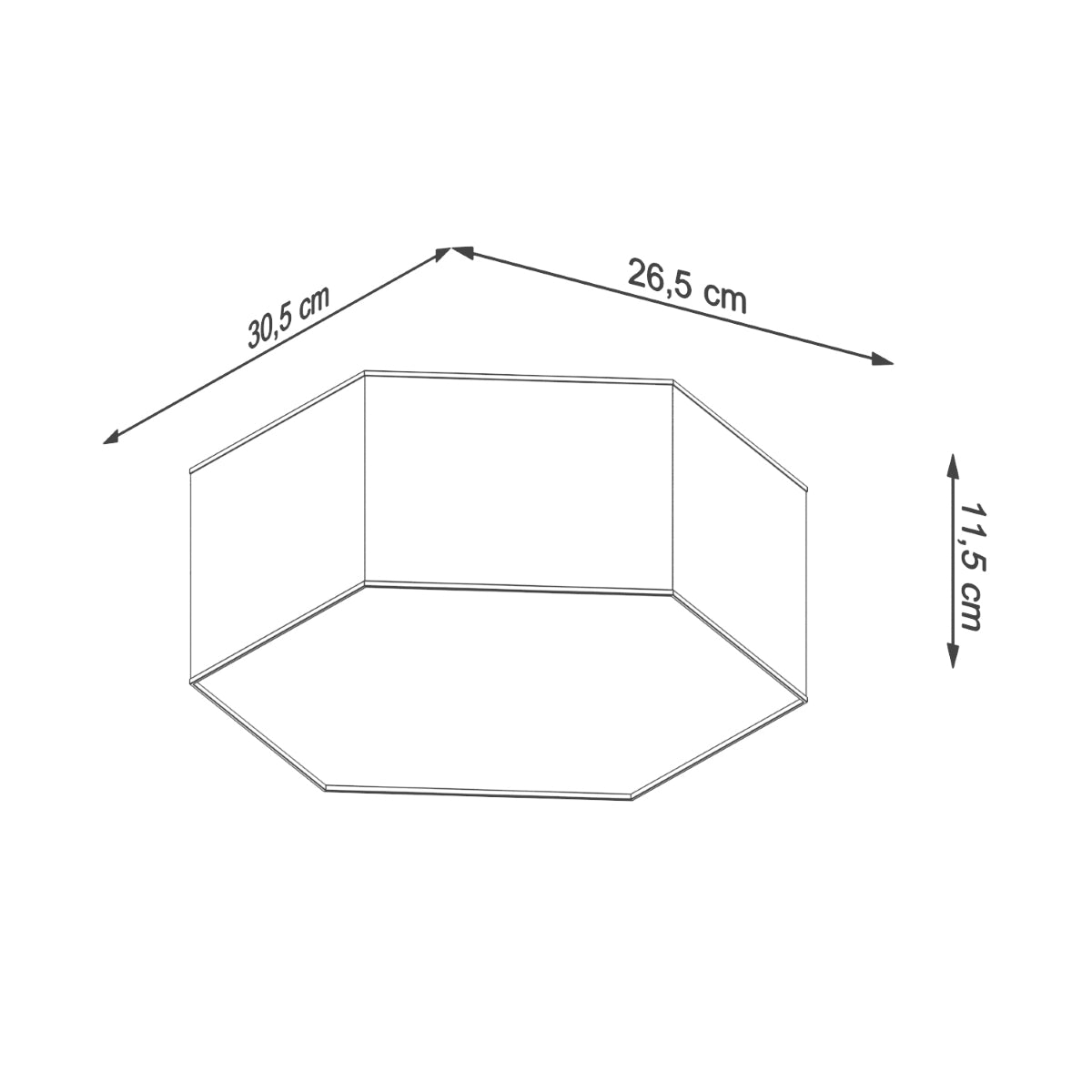 Ceiling light SUNDE 11 white