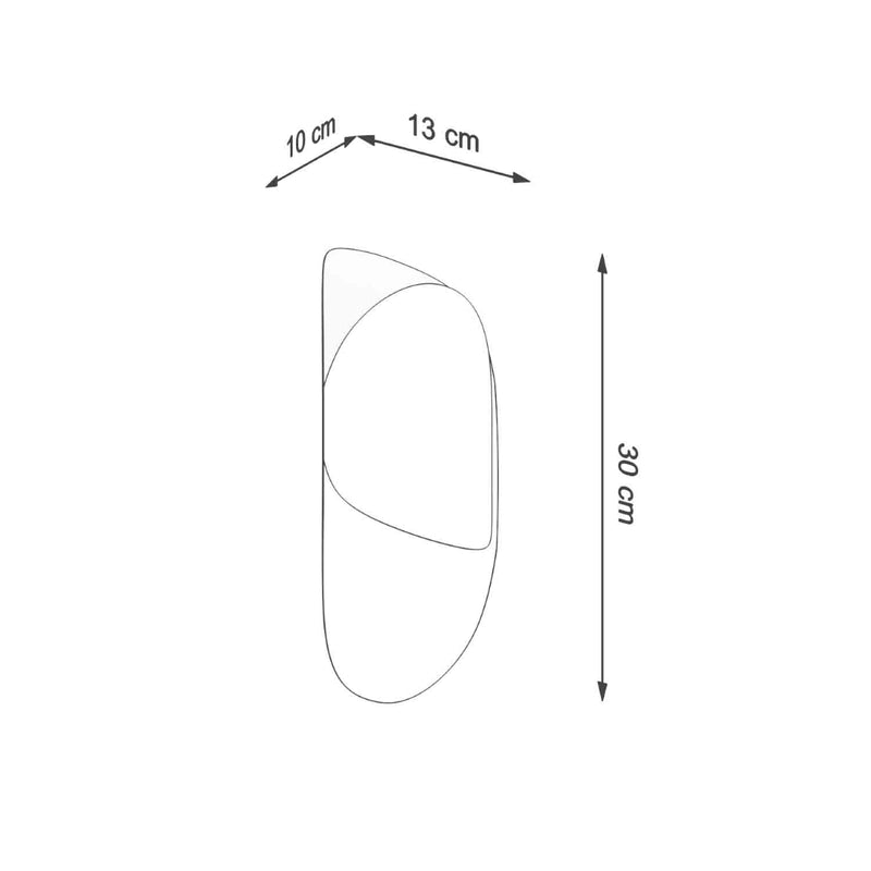 TEAR wall light white