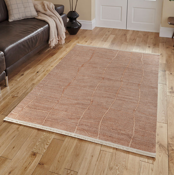 Sehrazat EFE COLLECTION - Modern en antibacterieel tapijt in Scandi-stijl serie Efe 1065 beige