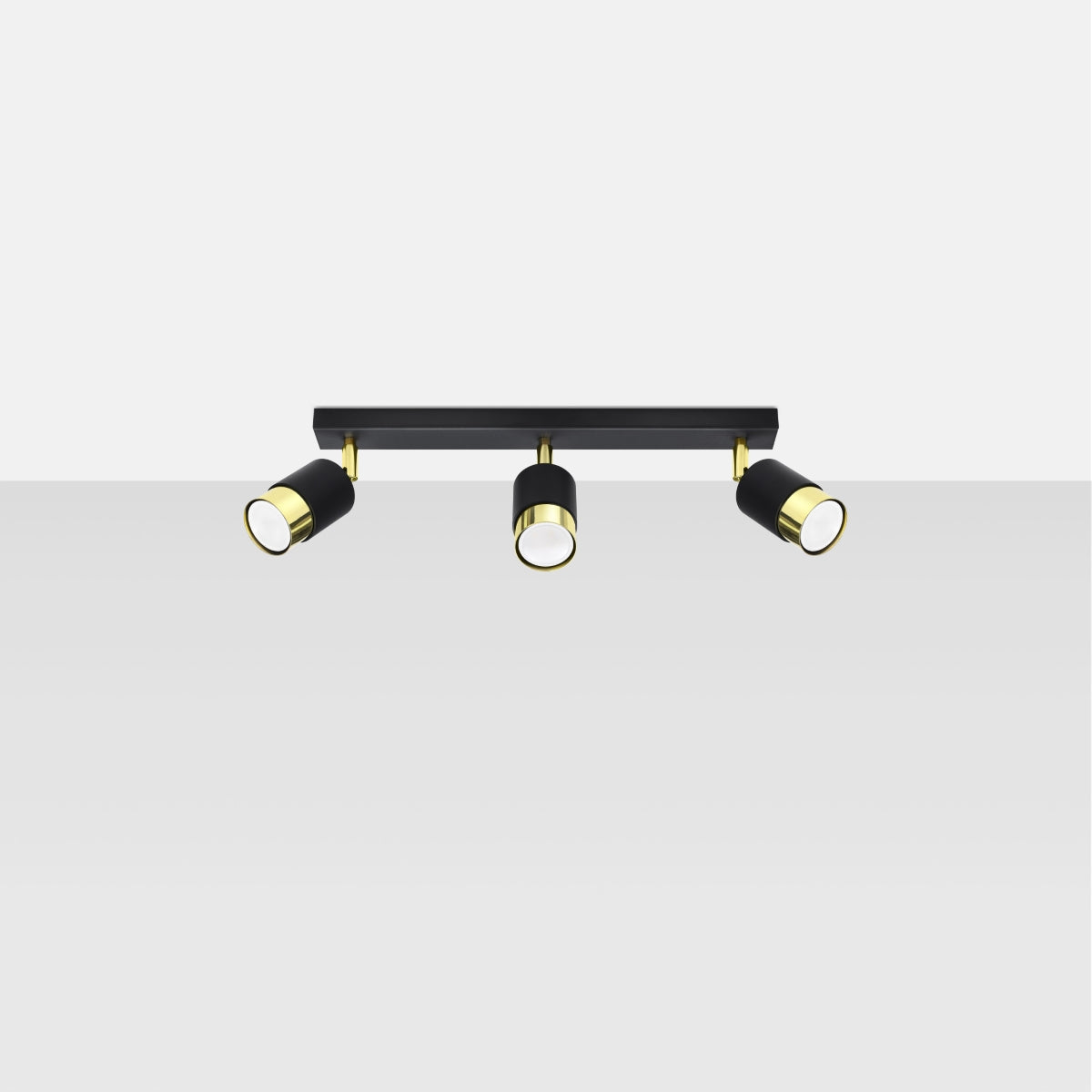 NERO 3 plafondlamp zwart/goud