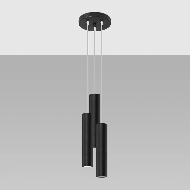 Pendant light LAGOS 3P Black – Elegant pendant light for stylish interiors
