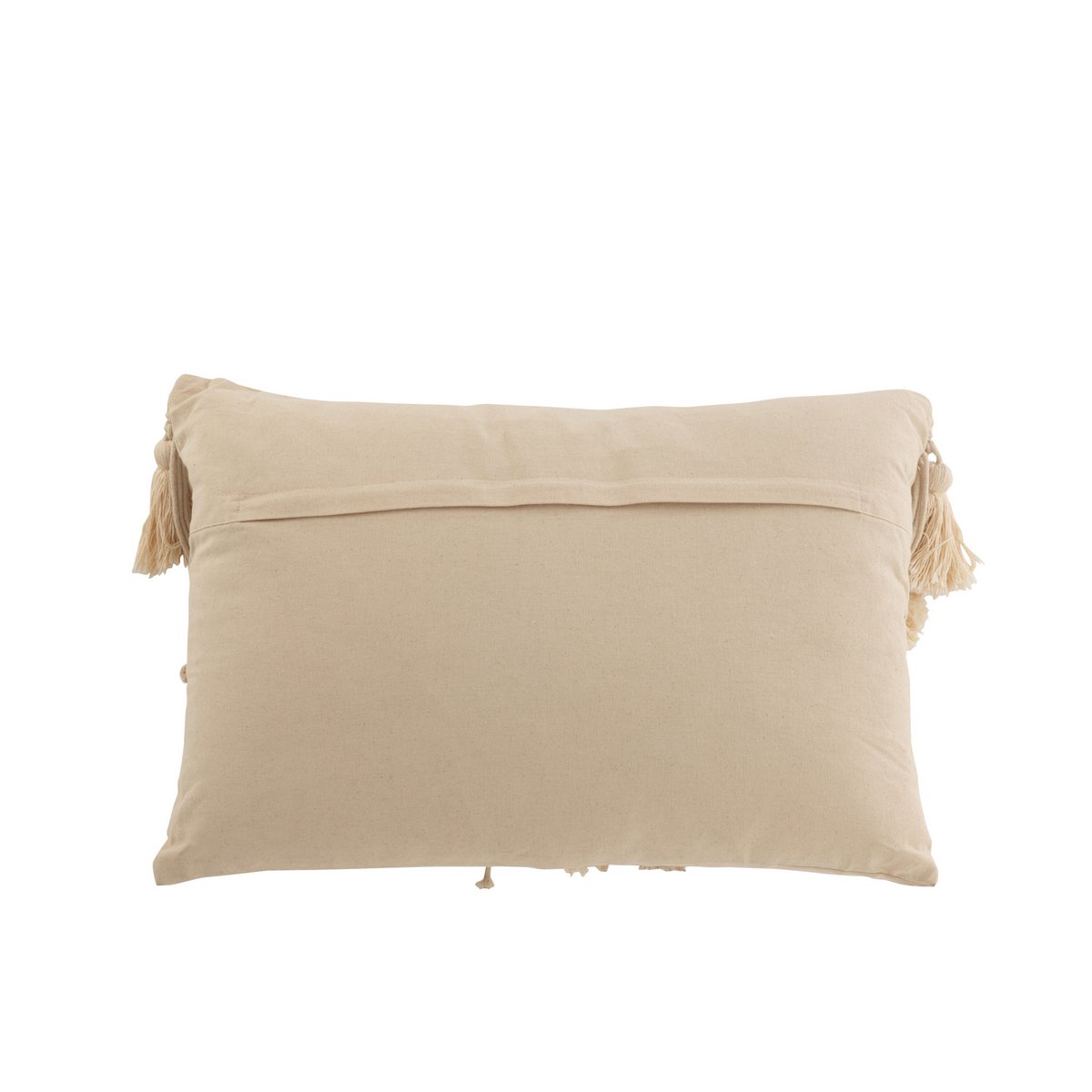 Makramee Kissen Pompom Beige – Boho-Chic für dein Zuhause