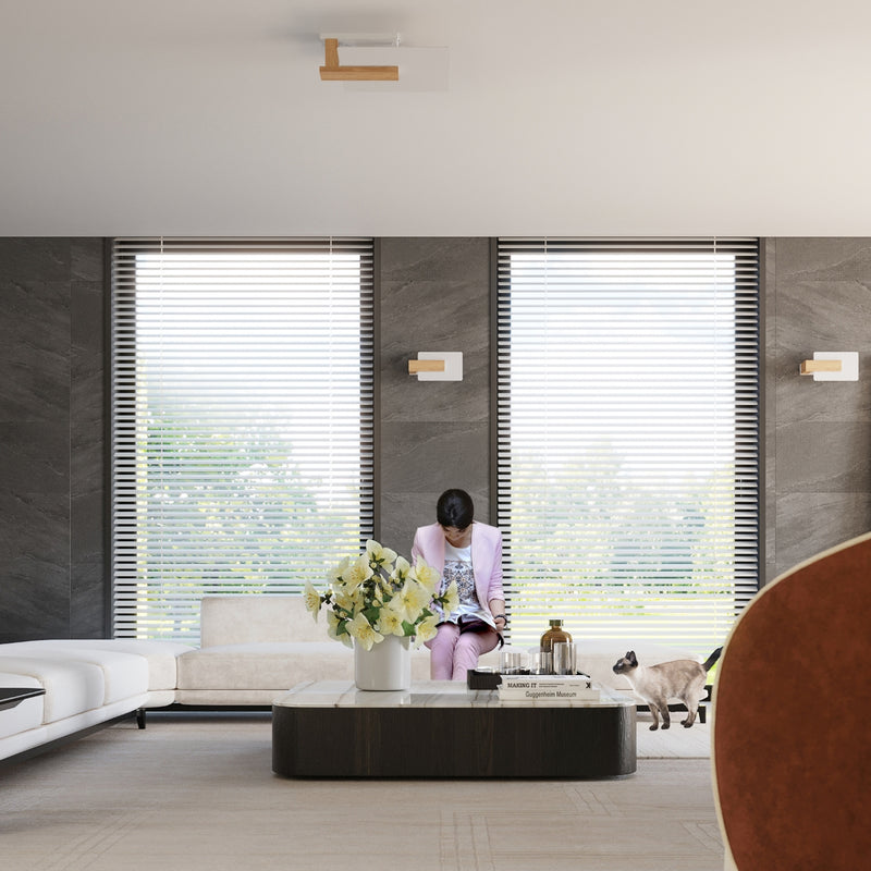 Wall light LAPPO natural wood