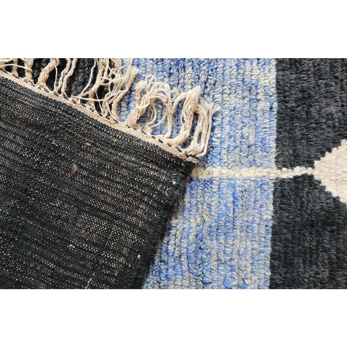 Berber Wolle reiner Spurteppich 88 x 290 cm
